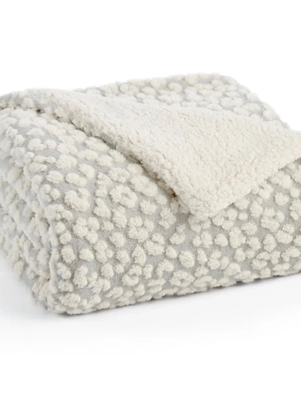 NWT - Koolaburra by UGG Alaia Sherpa Throw Heather Oatmeal